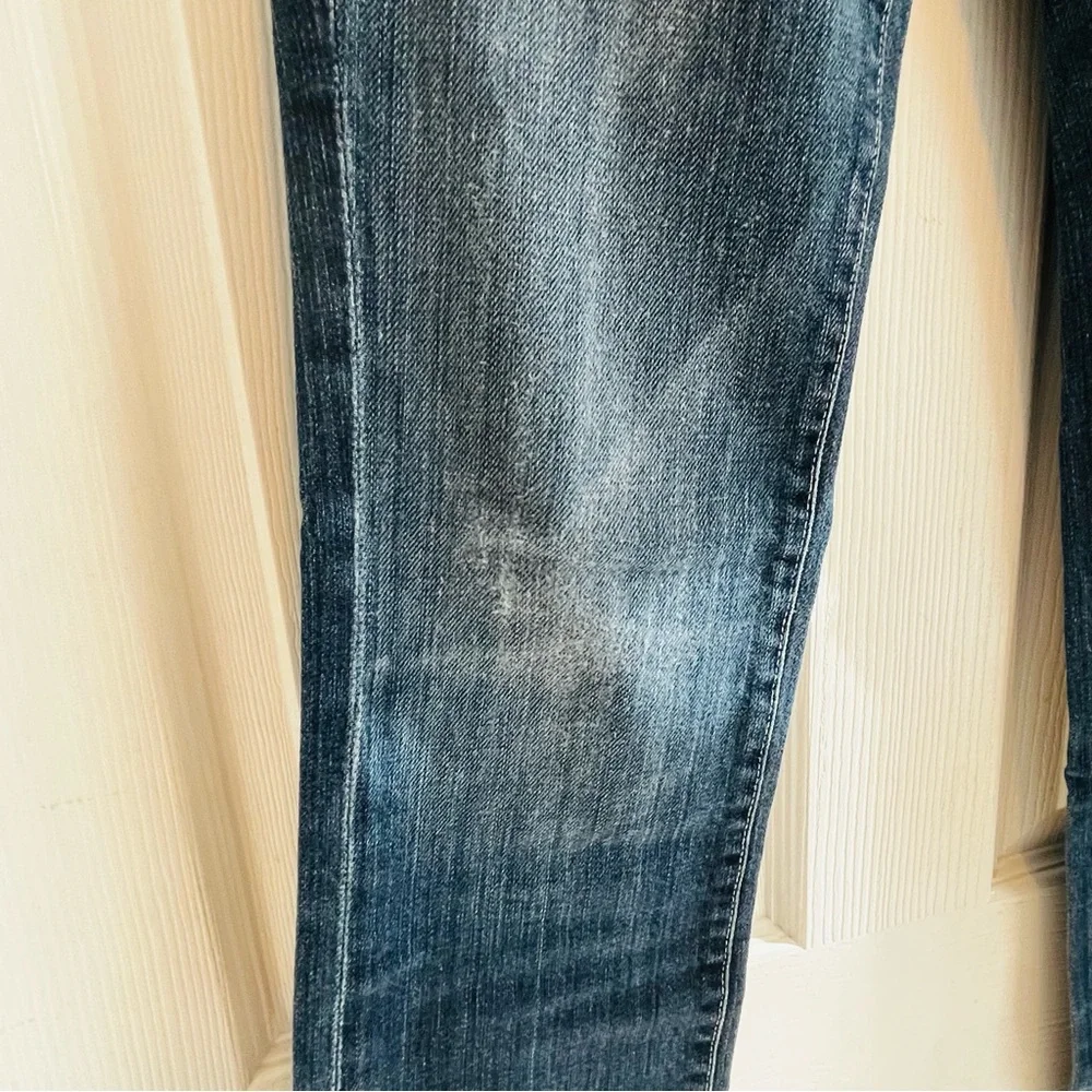 7 For All Mankind Dark Blue Women's Jeans Size 28 Straight Classic Capsule Denim - Picture 5 of 10